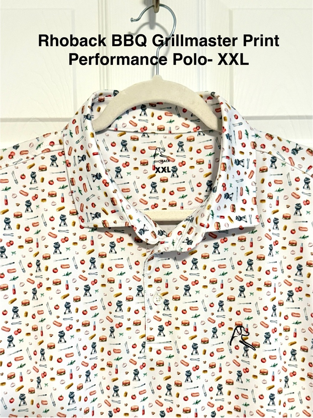 Rhoback BBQ Grillmaster Performance Polo